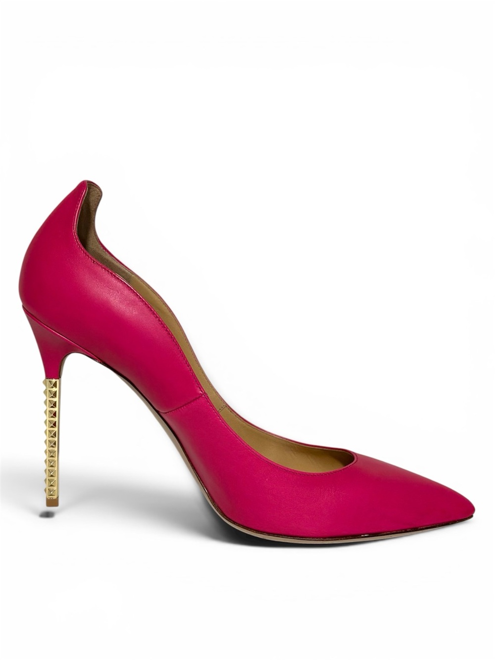 Valentino Garavani Extreme Rockstud Heel Pump Cyclamin Pink size 40 US 10 - Picture 3 of 16